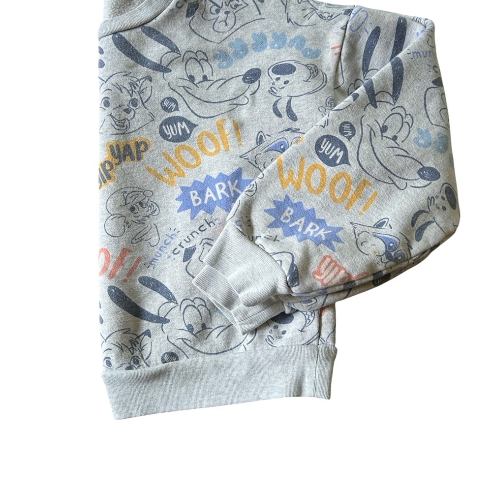 Disney Parks Dog Print Sweatshirt XS – Pre-Loved Cozy Pullover - Picture 2 of 7